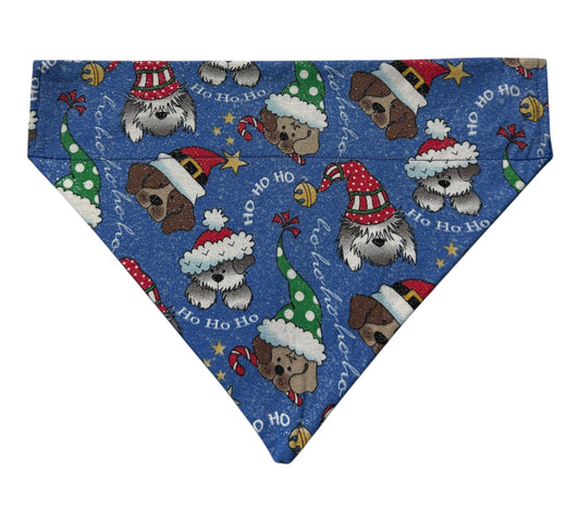 Dogs Christmas Glitter Over The Collar Bandana